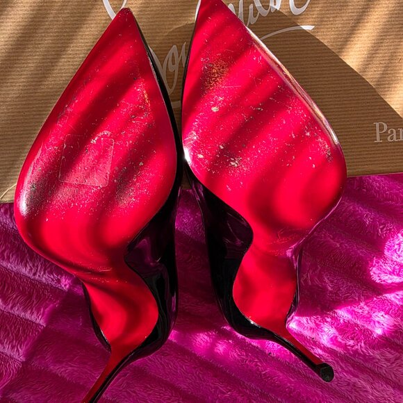 Christian Louboutin Paris Patent Pumps - Picture 6 of 7